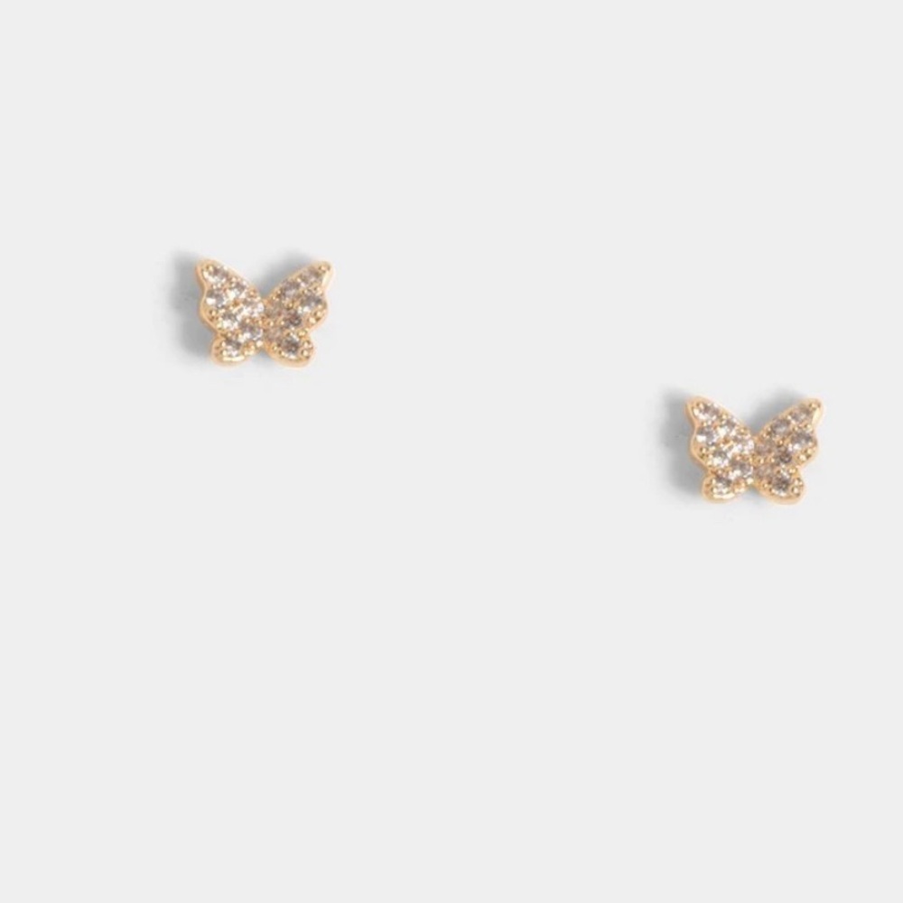 TINY BUTTERFLY STUDS (Gold and Silver)